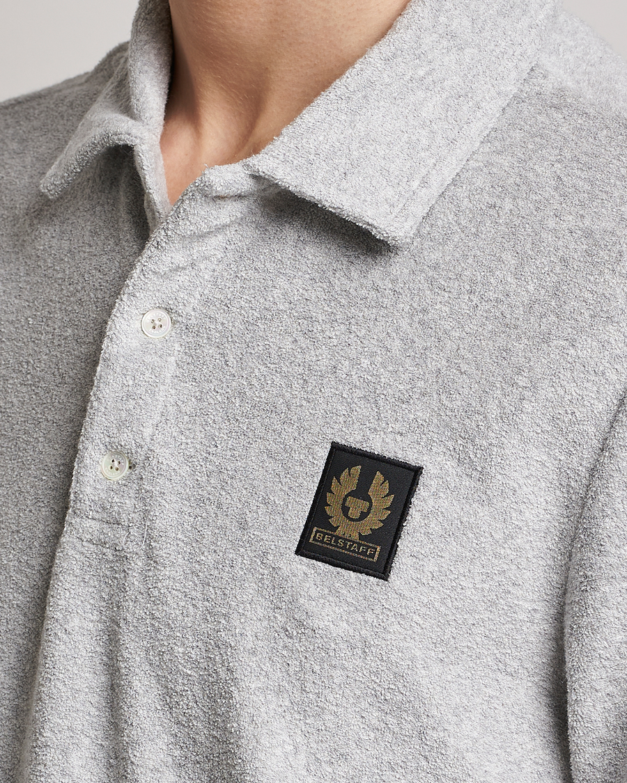 Herr | Pikéer | Belstaff | Tether Terry Polo Old Silver Heather
