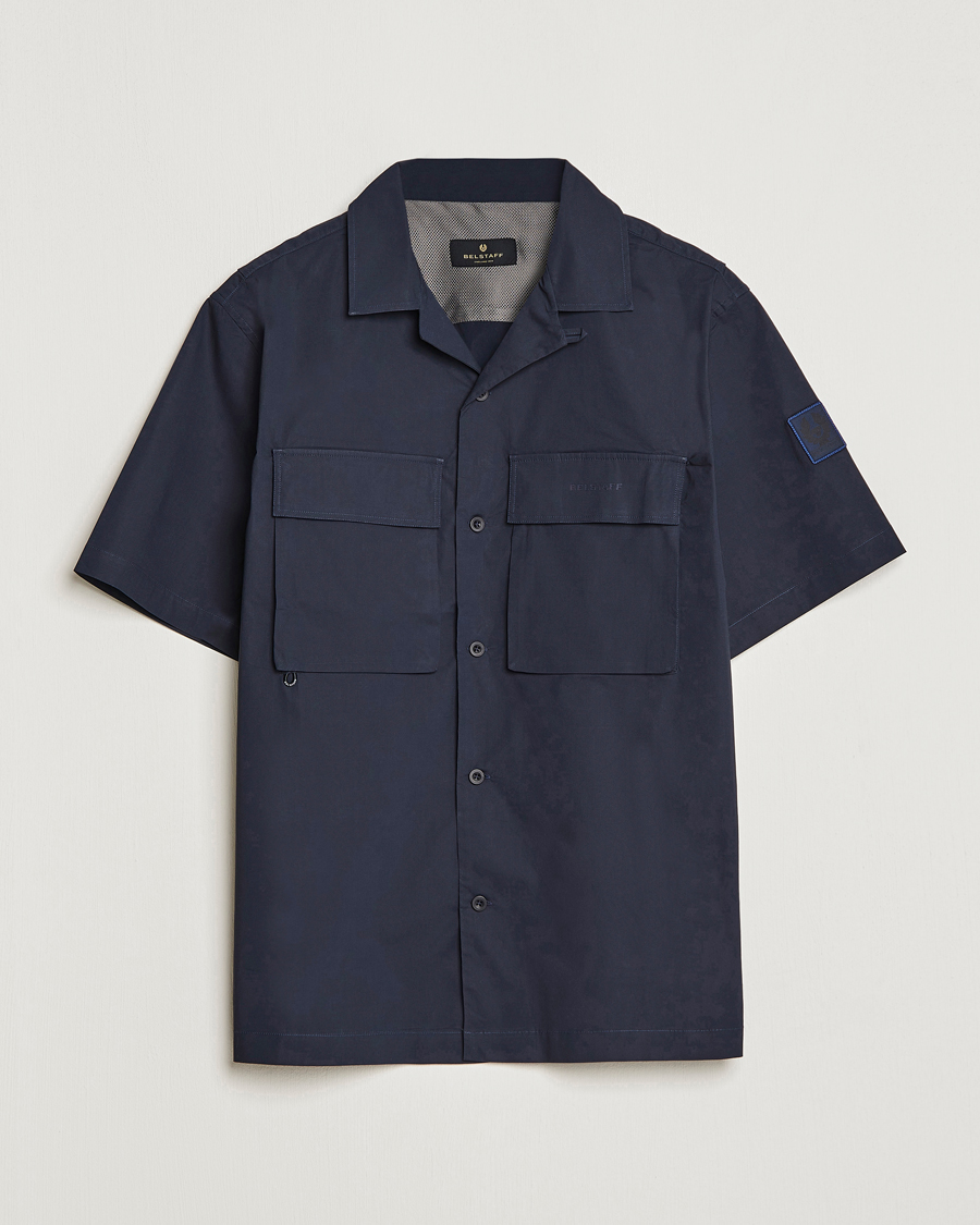 Herr | Skjortor | Belstaff | Rove Short Sleeve Shirt Dark ink