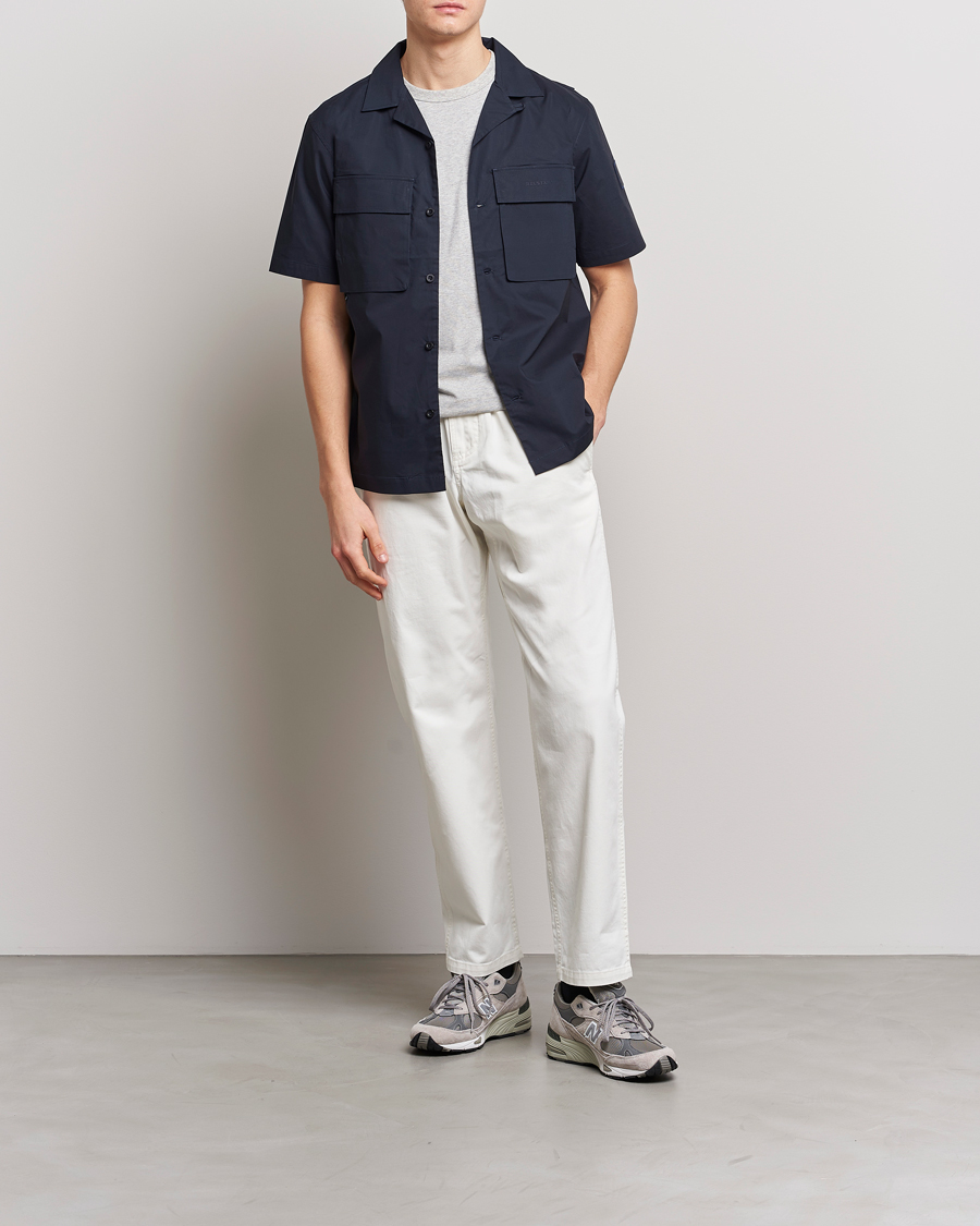 Herr | Skjortor | Belstaff | Rove Short Sleeve Shirt Dark ink