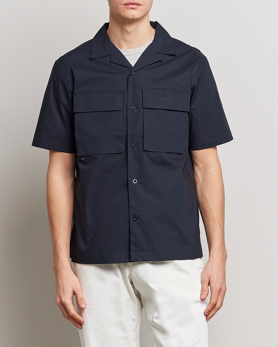 Herr | Kortärmade skjortor | Belstaff | Rove Short Sleeve Shirt Dark ink