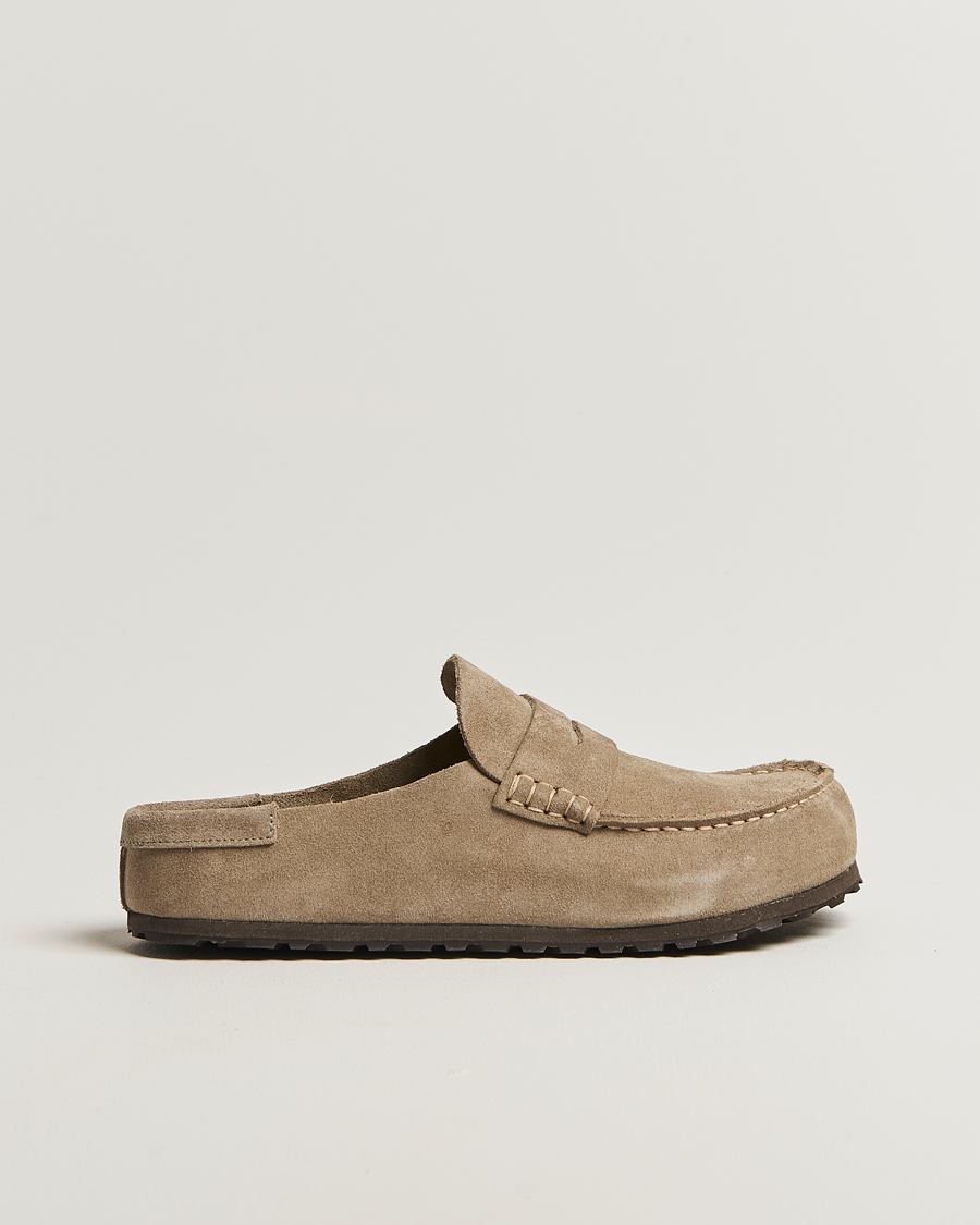 Herr | Sandaler & Tofflor | BIRKENSTOCK | Naples Taupe Suede