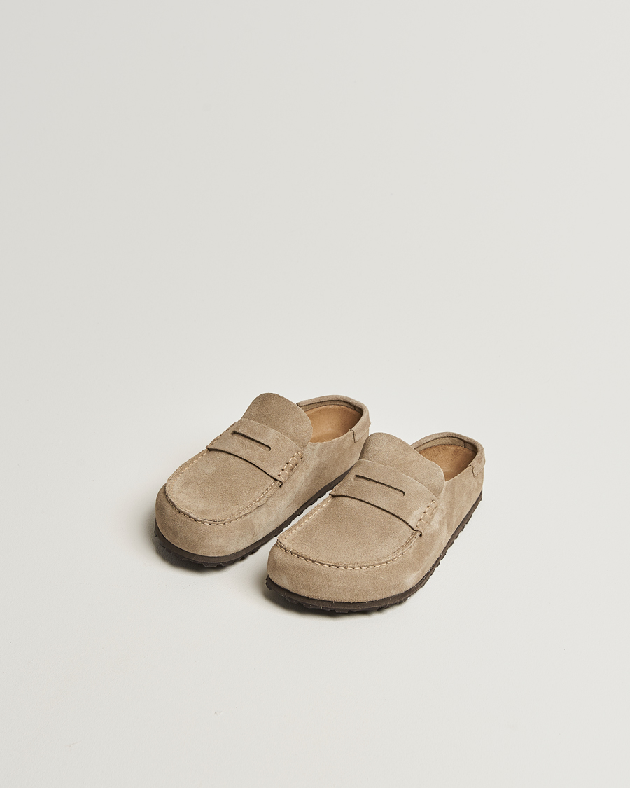 Herr | Sandaler & Tofflor | BIRKENSTOCK | Naples Taupe Suede