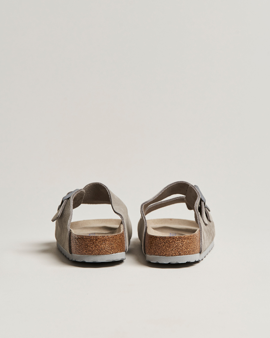 Herr | Sandaler & Tofflor | BIRKENSTOCK | Arizona Soft Footbed Stone Coin Suede