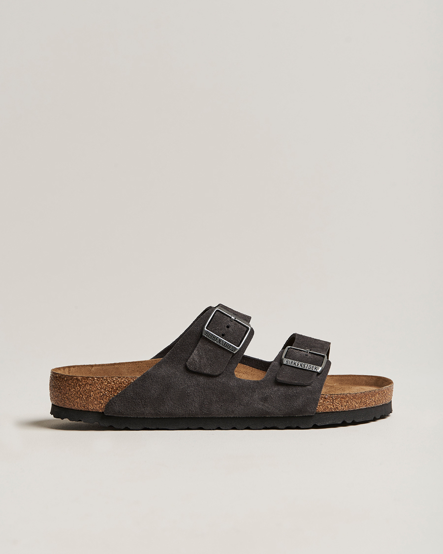 Herr | BIRKENSTOCK Arizona Soft Footbed Velvet Grey Suede | BIRKENSTOCK | Arizona Soft Footbed Velvet Grey Suede