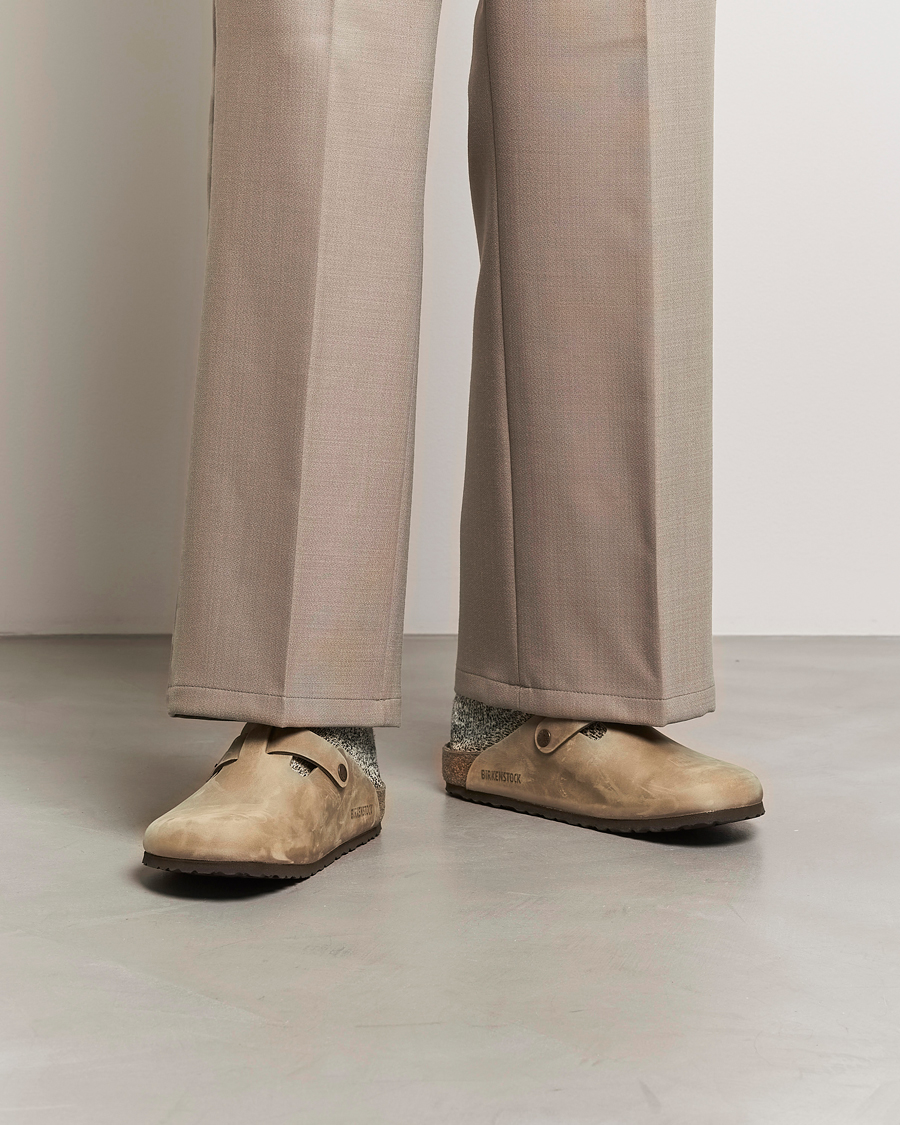 Herr | Sandaler & Tofflor | BIRKENSTOCK | Boston Classic Footbed Tabacco Oiled Leather