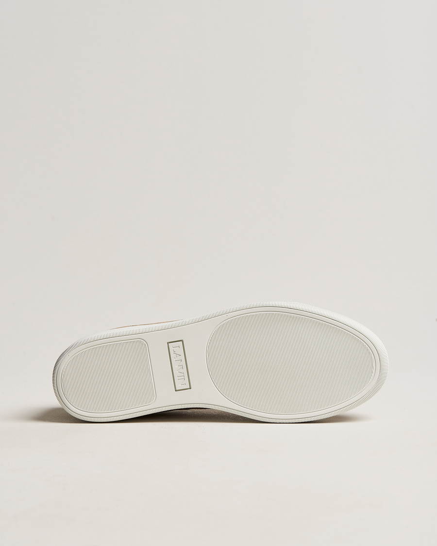 Herr | Lanvin Nappa Cap Toe Sneaker Taupe | Lanvin | Nappa Cap Toe Sneaker Taupe