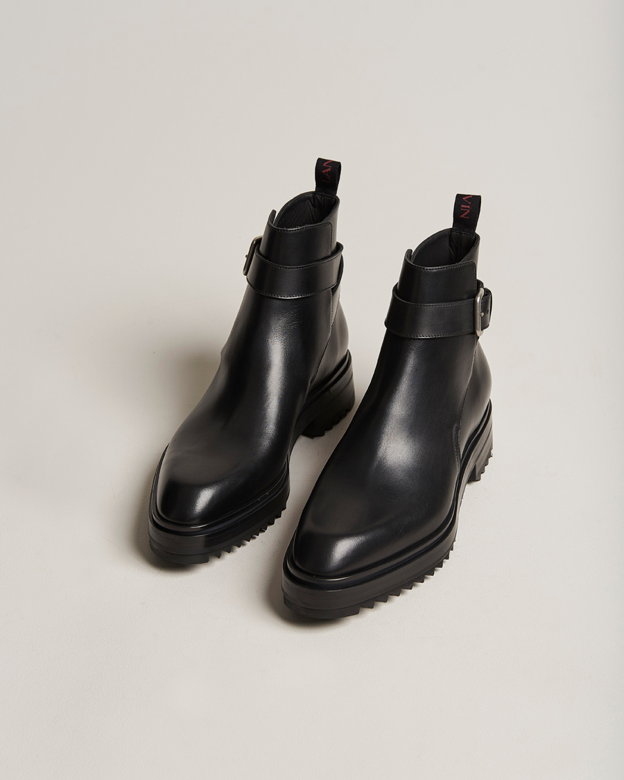 Herr | Chelsea Boots | Lanvin | Ankle Boots Black Calf