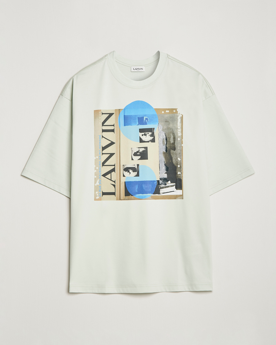 Herr | T-Shirts | Lanvin | Graphic Print T-Shirt Sage