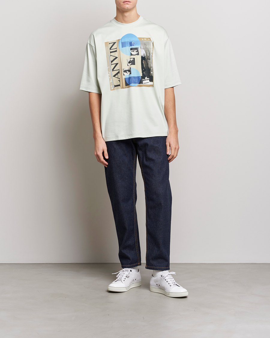 Herr | T-Shirts | Lanvin | Graphic Print T-Shirt Sage