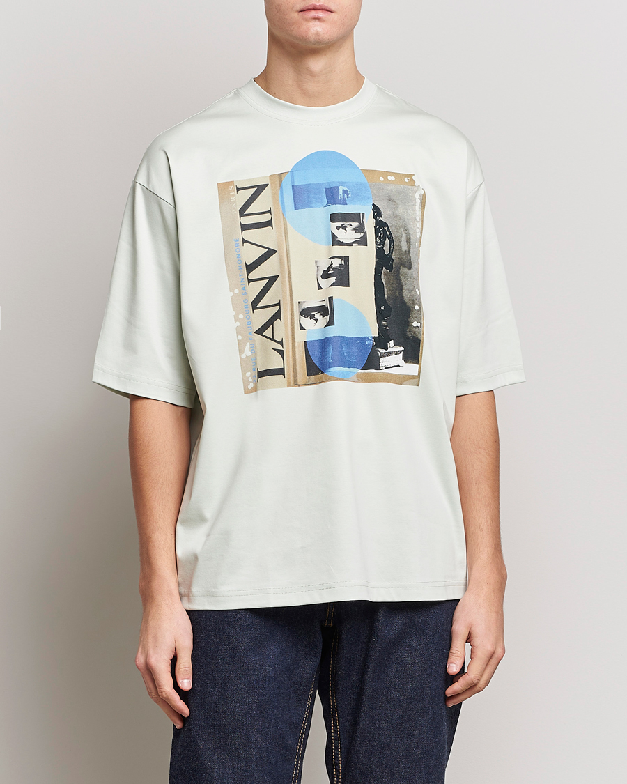 Herr | Lanvin | Lanvin | Graphic Print T-Shirt Sage