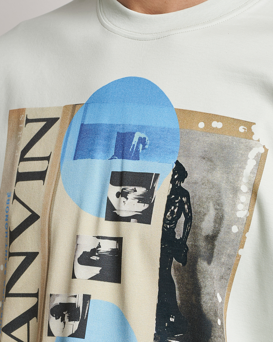 Herr | T-Shirts | Lanvin | Graphic Print T-Shirt Sage