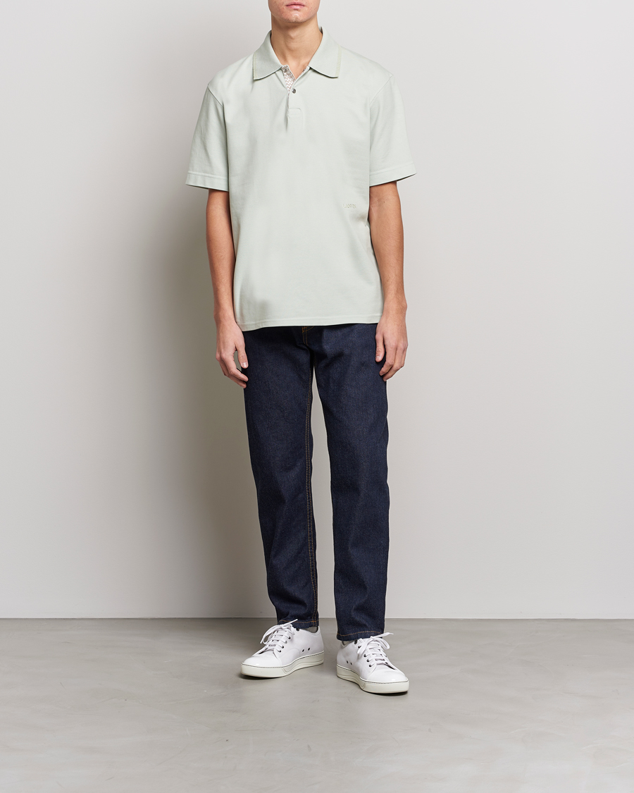 Herr | Pikéer | Lanvin | Embroidered Logo Polo Shirt Sage