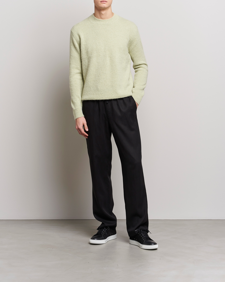 Herr | Tröjor | Lanvin | Brushed Mohair Sweater Sage