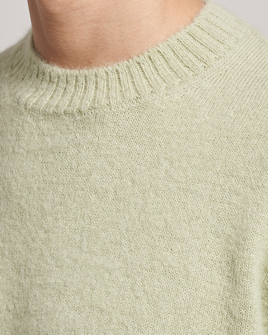 Herr | Tröjor | Lanvin | Brushed Mohair Sweater Sage