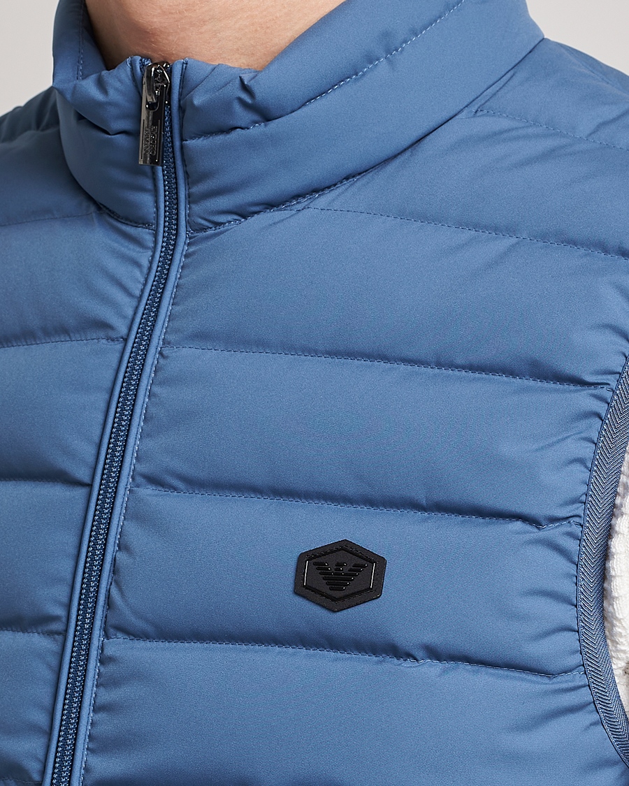 Herr | Västar | Emporio Armani | Light Vest Blue