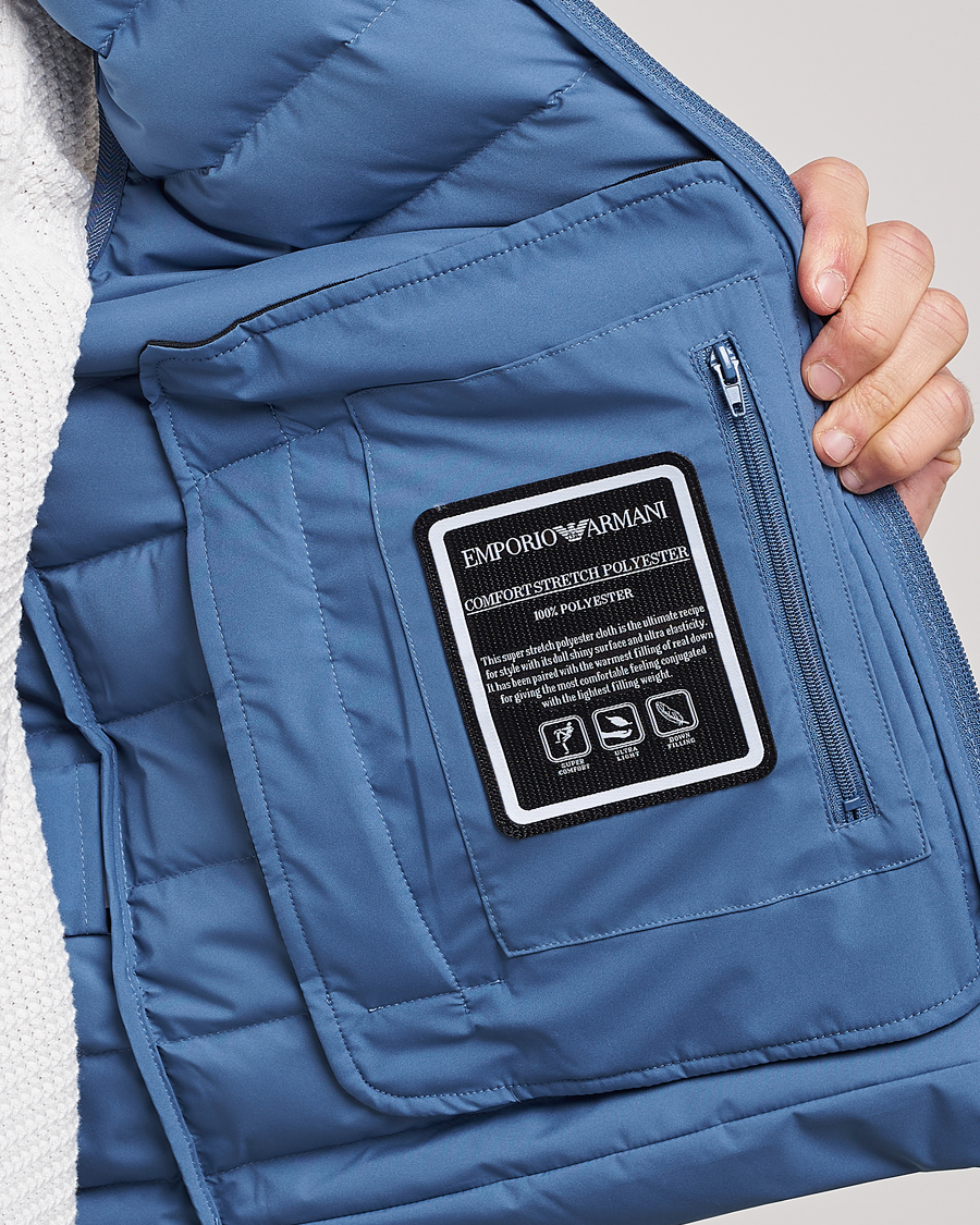 Herr | Västar | Emporio Armani | Light Vest Blue