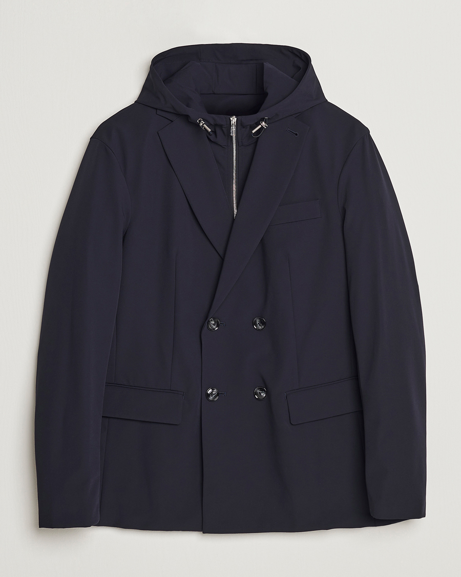 Herr | Kavajer | Emporio Armani | Techincal Nylon Jacket Navy