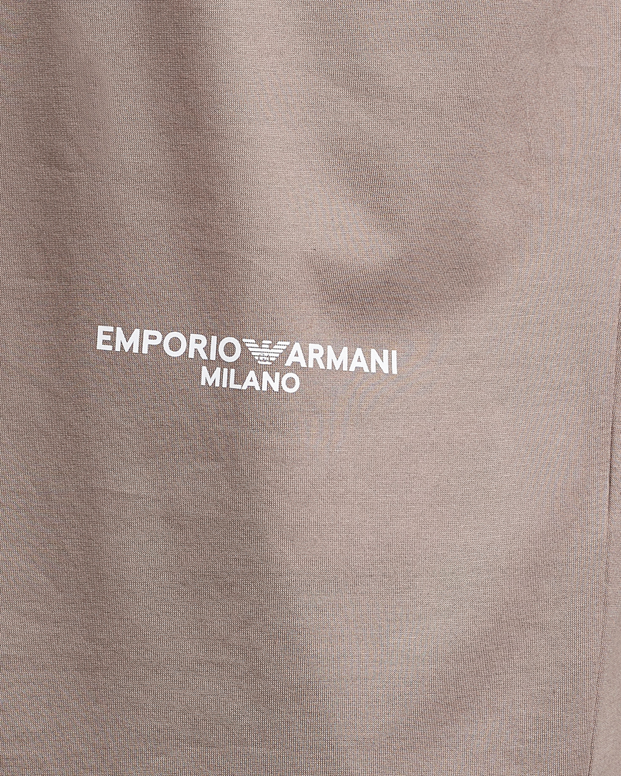 Herr | T-Shirts | Emporio Armani | Cotton T-Shirt Beige
