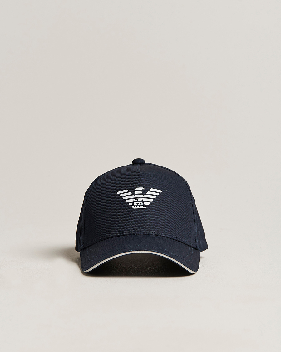 Herr | Emporio Armani Cotton Cap Navy | Emporio Armani | Cotton Cap Navy