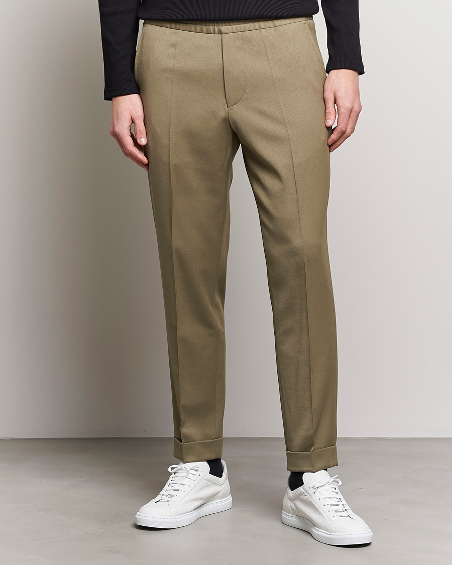 Herr | Filippa K | Filippa K | Terry Cropped Trousers Khaki