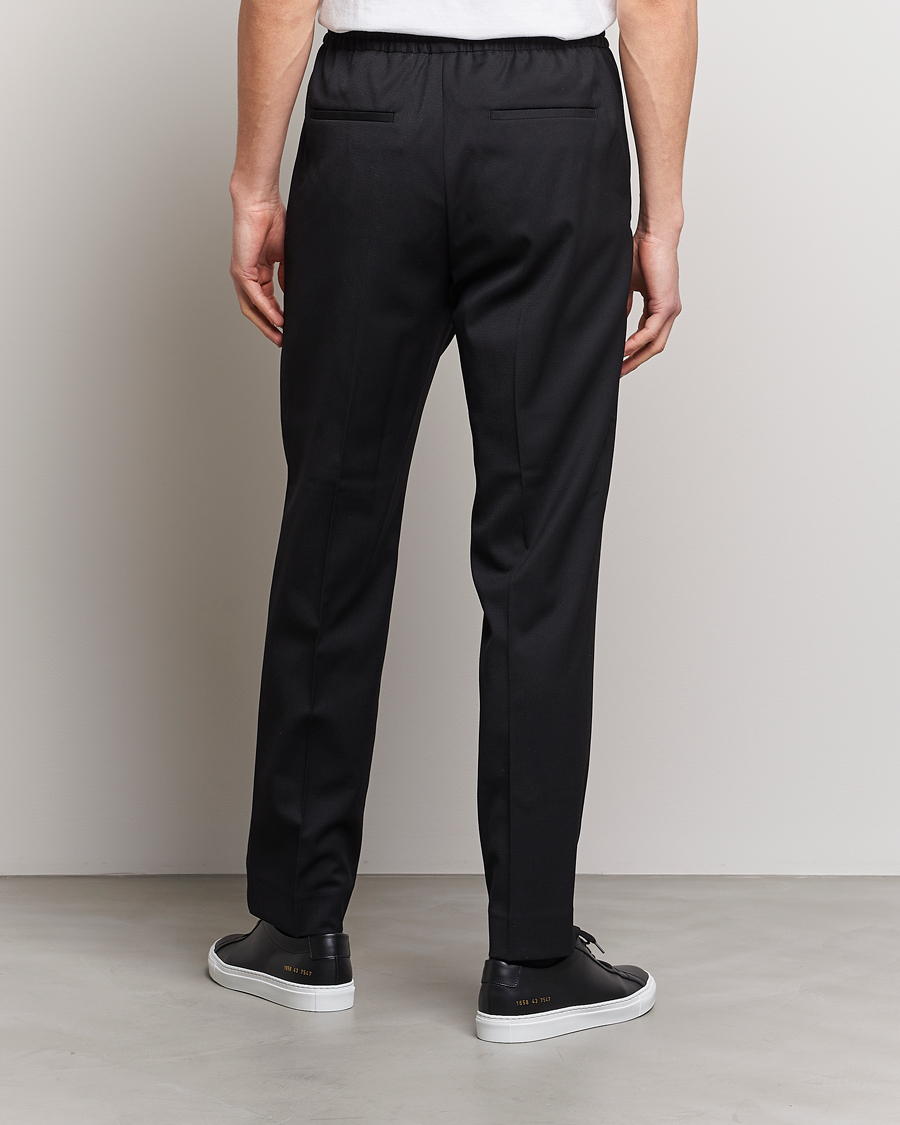 Herr | Byxor | Filippa K | Relaxed Terry Wool Trousers Black