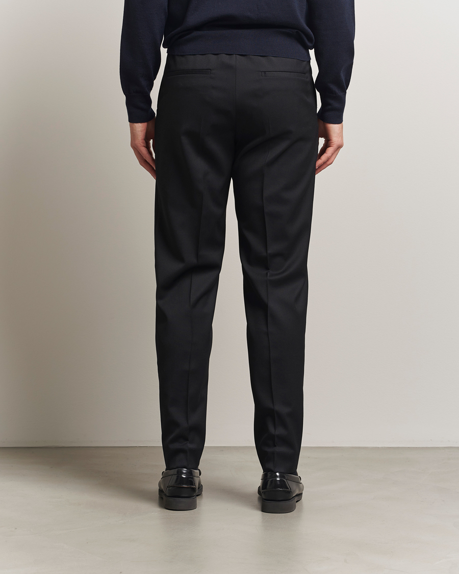Herr | Byxor | Filippa K | Relaxed Terry Wool Trousers Black