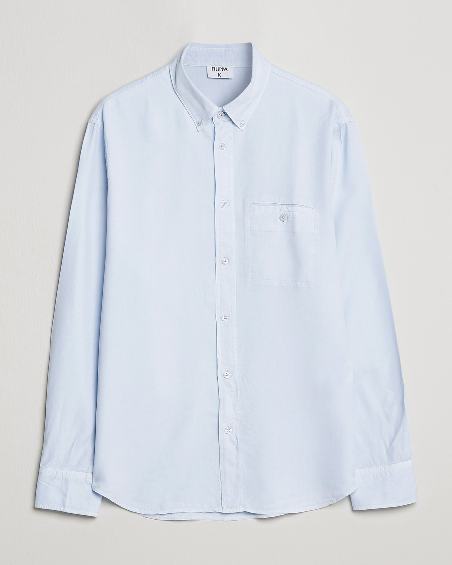 Herr | Skjortor | Filippa K | Zachary Lyocell Shirt Ice Blue