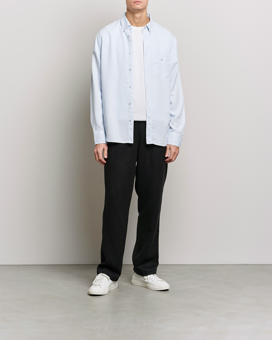 Herr | Skjortor | Filippa K | Zachary Lyocell Shirt Ice Blue