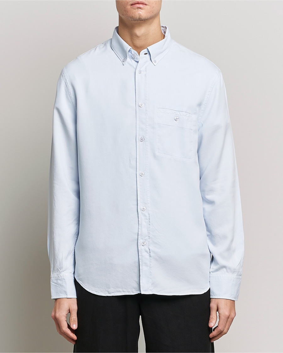 Herr | Casual | Filippa K | Zachary Lyocell Shirt Ice Blue