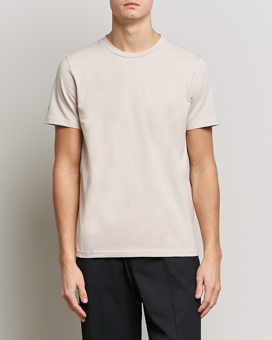 Herr | Kortärmade t-shirts | Filippa K | Stretch Cotton Tee Sand