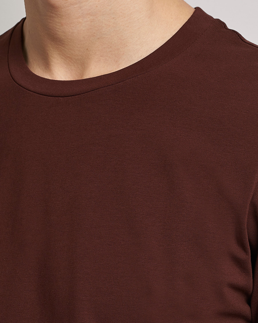 Herr | T-Shirts | Filippa K | Stretch Cotton Tee Brown
