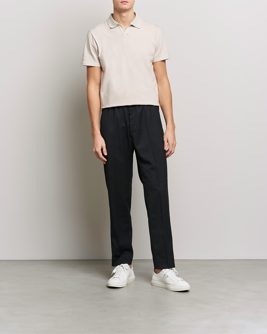 Herr | Pikéer | Filippa K | Stretch Cotton Polo Tee Sand