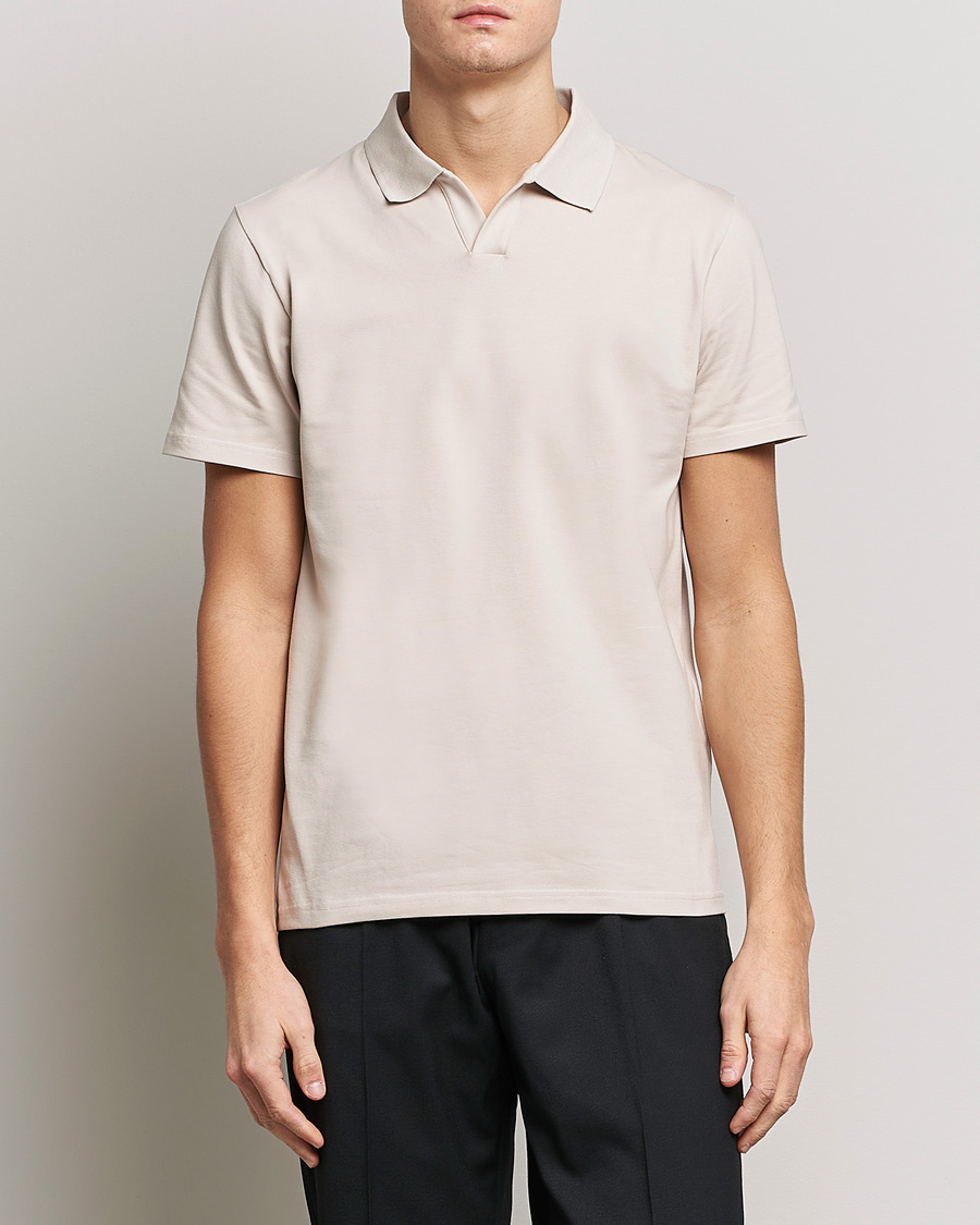 Herr | Pikéer | Filippa K | Stretch Cotton Polo Tee Sand