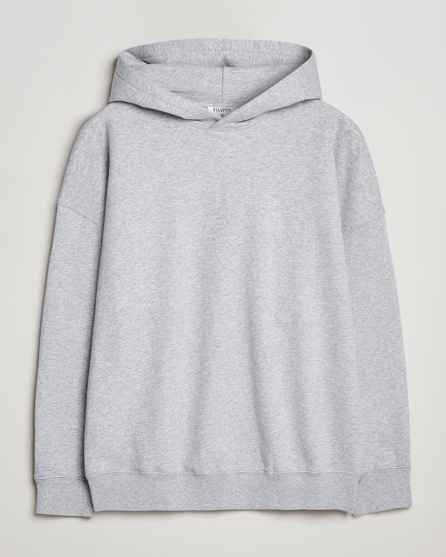 Herr | Tröjor | Filippa K | Hoodie Grey Melange