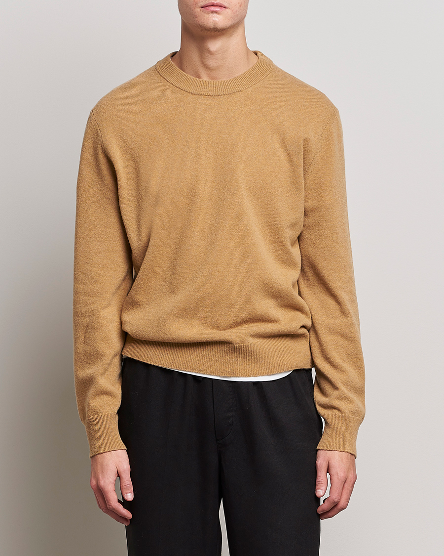 Herr | Filippa K | Filippa K | Relaxed Wool Sweater Butterscotch