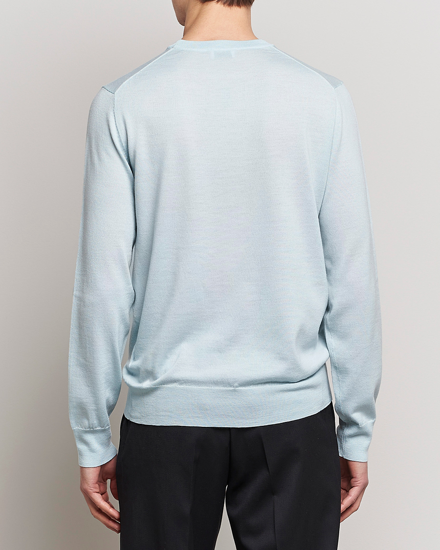 Herr | Tröjor | Filippa K | Merino Sweater Aqua