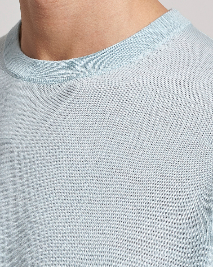 Herr | Tröjor | Filippa K | Merino Sweater Aqua