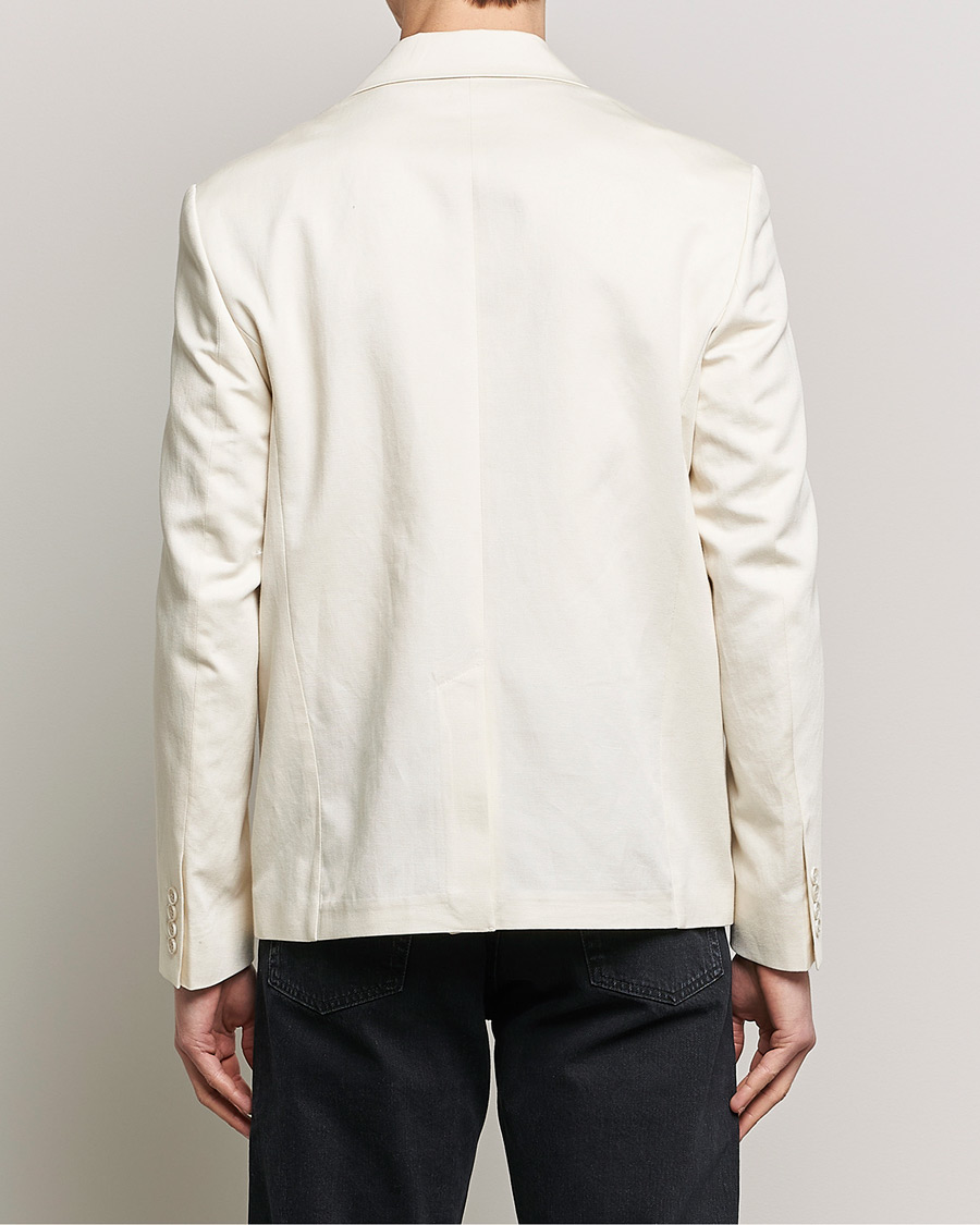 Herr | Kavajer | Filippa K | Cotton Linen Blazer Bone White