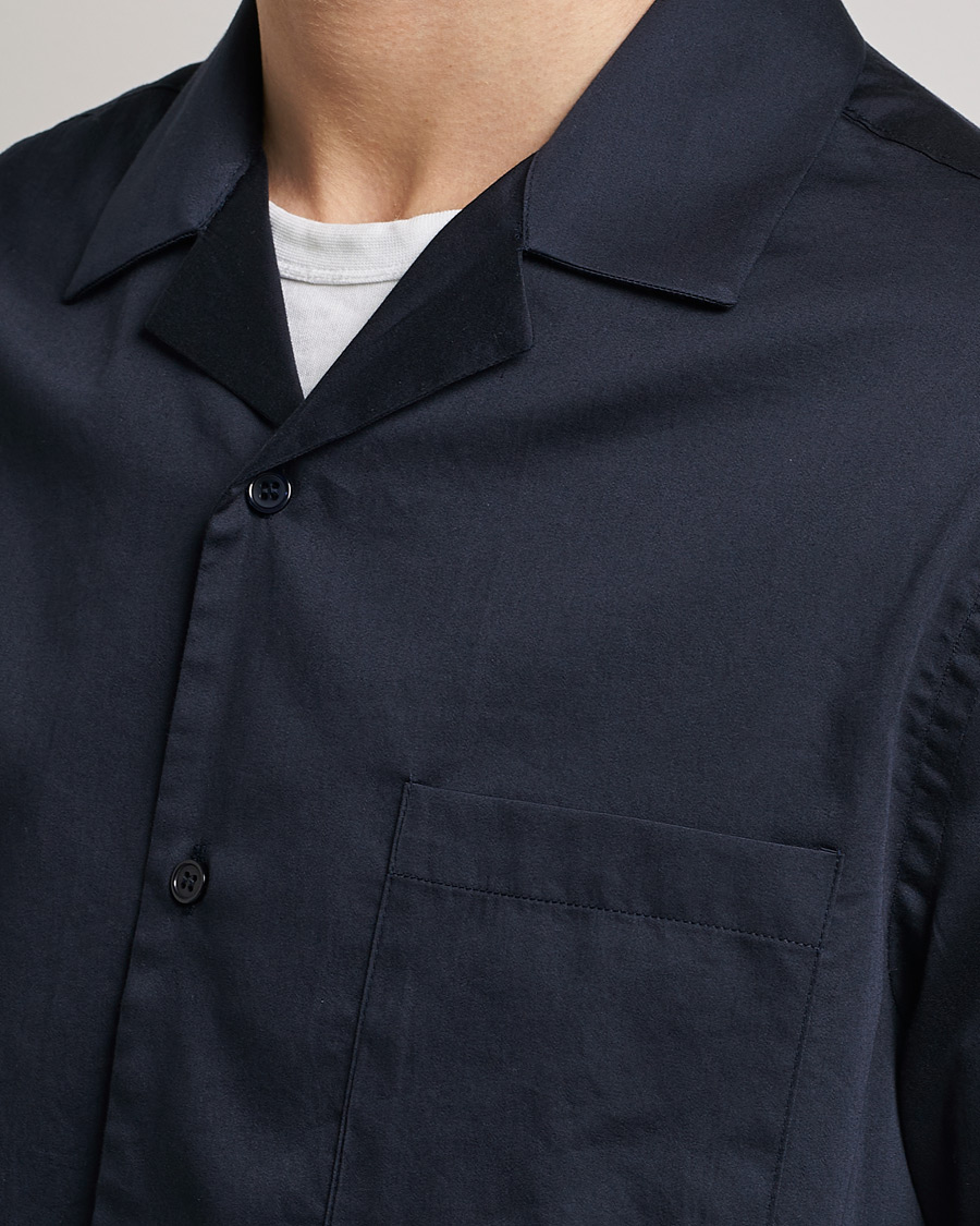 Herr | Skjortor | Filippa K | Lounge Short Sleeve Shirt Night Blue