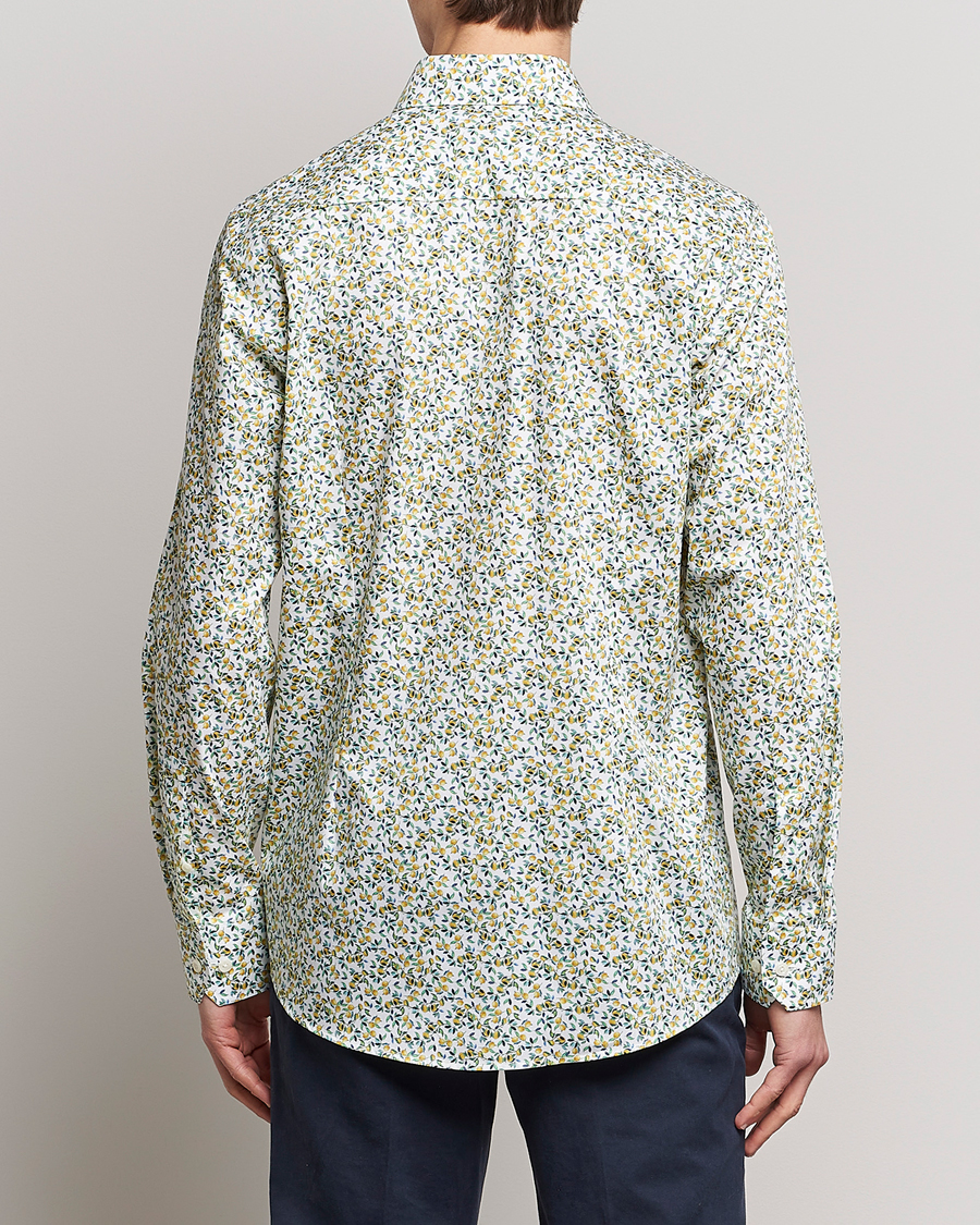 Herr | Skjortor | Eton | Signature Twill Contemporary Fit Shirt Lemon Print