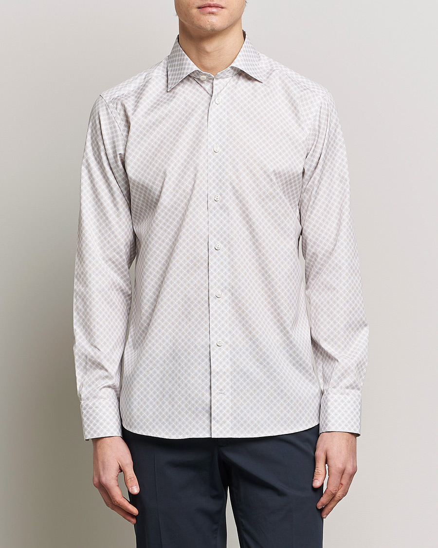Herr | Skjortor | Eton | Signature Poplin Shirt Brown