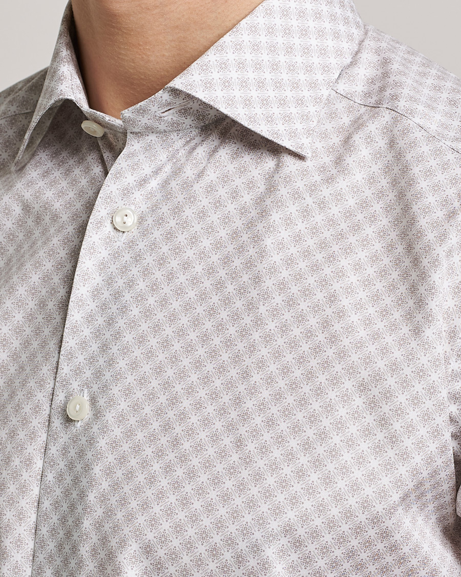 Herr | Skjortor | Eton | Signature Poplin Shirt Brown