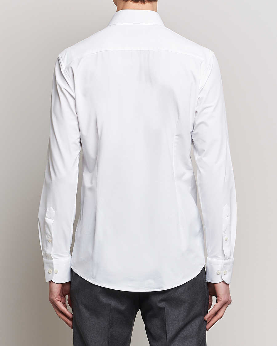 Herr | Skjortor | Eton | Slim Fit Four Way Stretch Shirt White