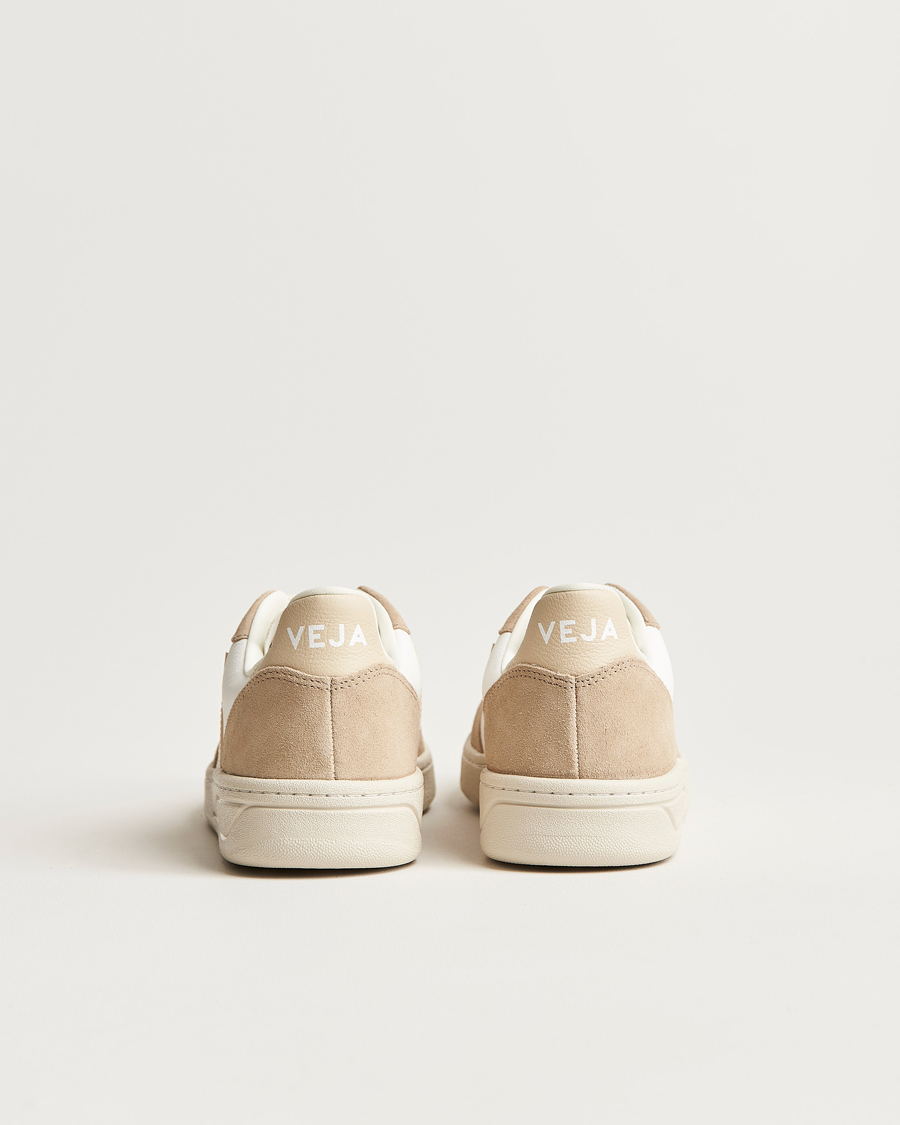 Herr | Veja V-10 Chromefree Leather Extra White/Sable Sahara | Veja | V-10 Chromefree Leather Extra White/Sable Sahara