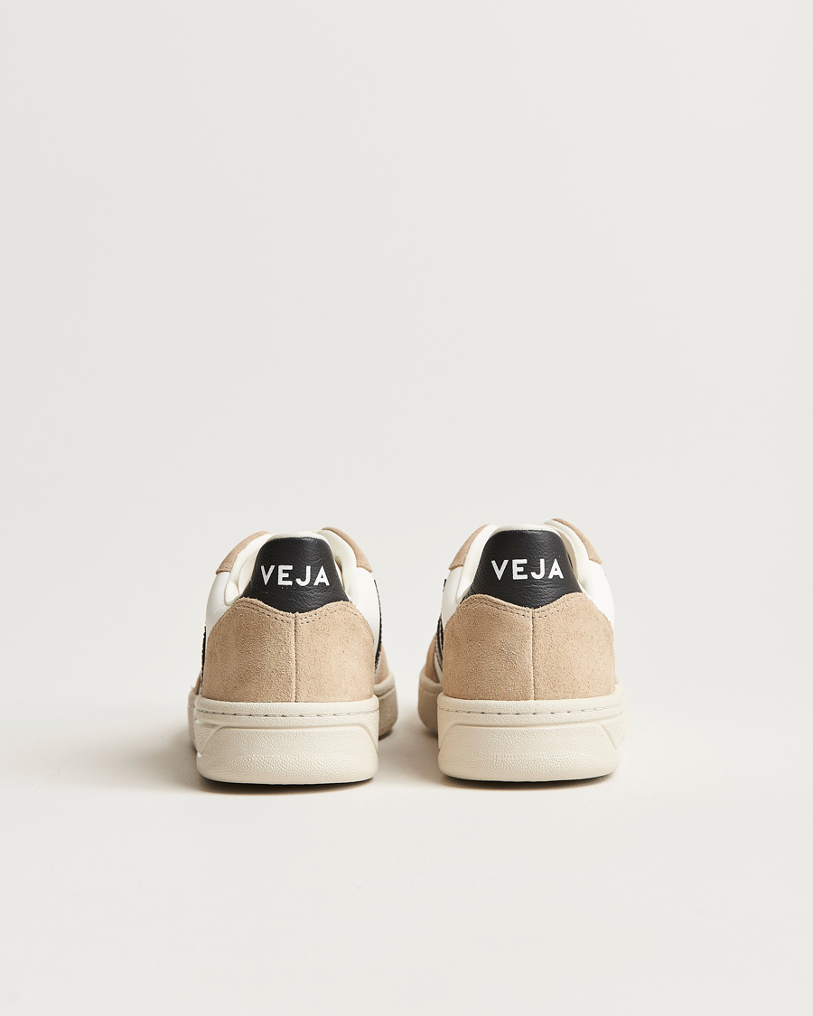 Herr | Veja V-10 Chromefree Leather Extra White/Black Sahara | Veja | V-10 Chromefree Leather Extra White/Black Sahara