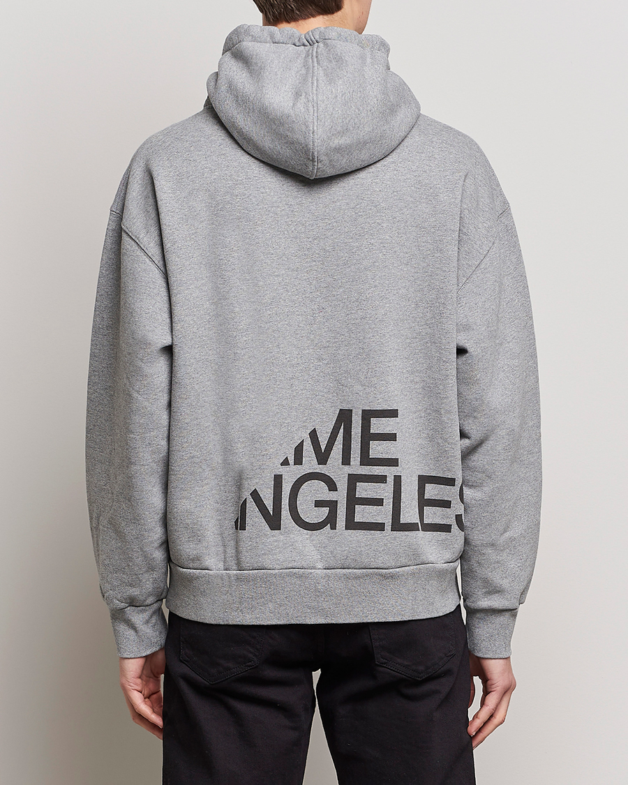 Herr | Tröjor | FRAME | Logo Hoodie Grey Melange
