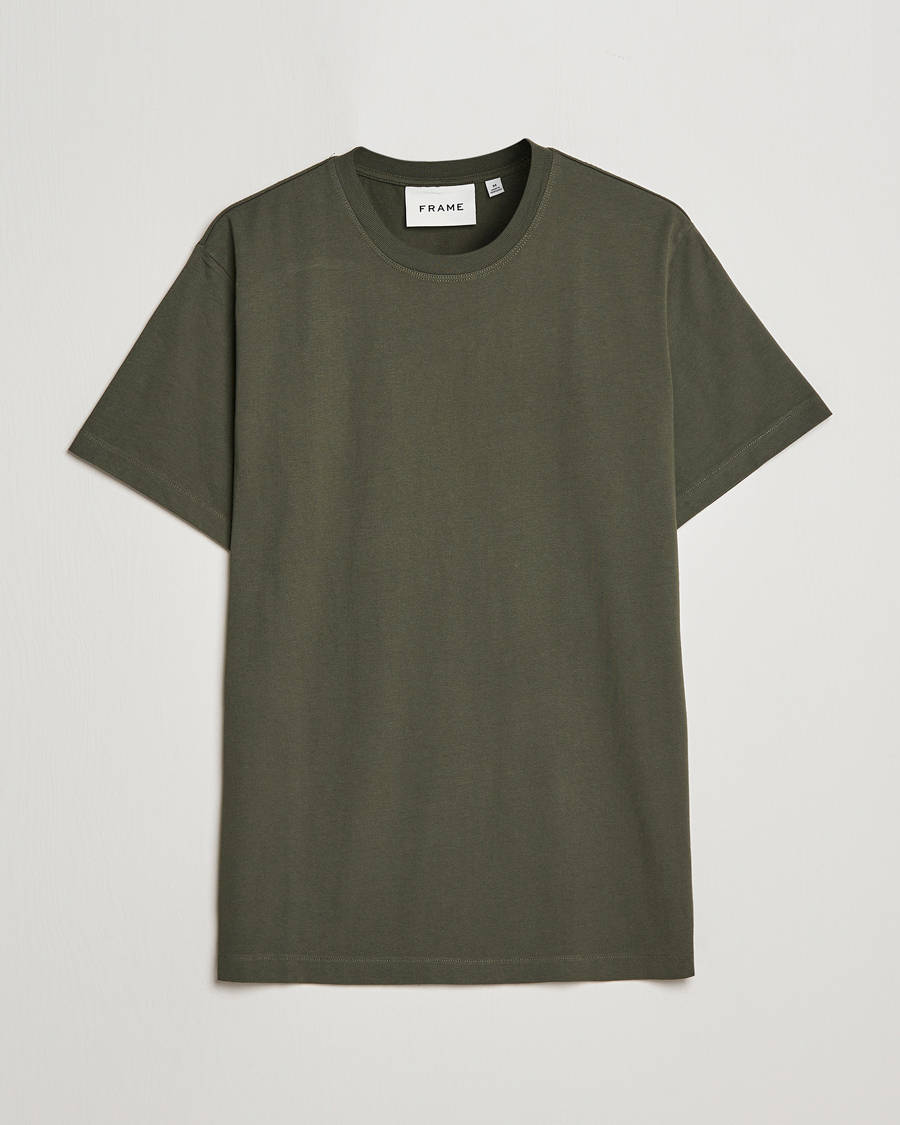 Herr | T-Shirts | FRAME | Logo T-Shirt Olive Green