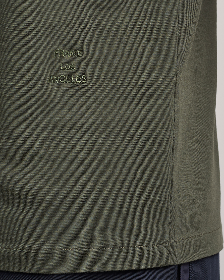 Herr | T-Shirts | FRAME | Logo T-Shirt Olive Green