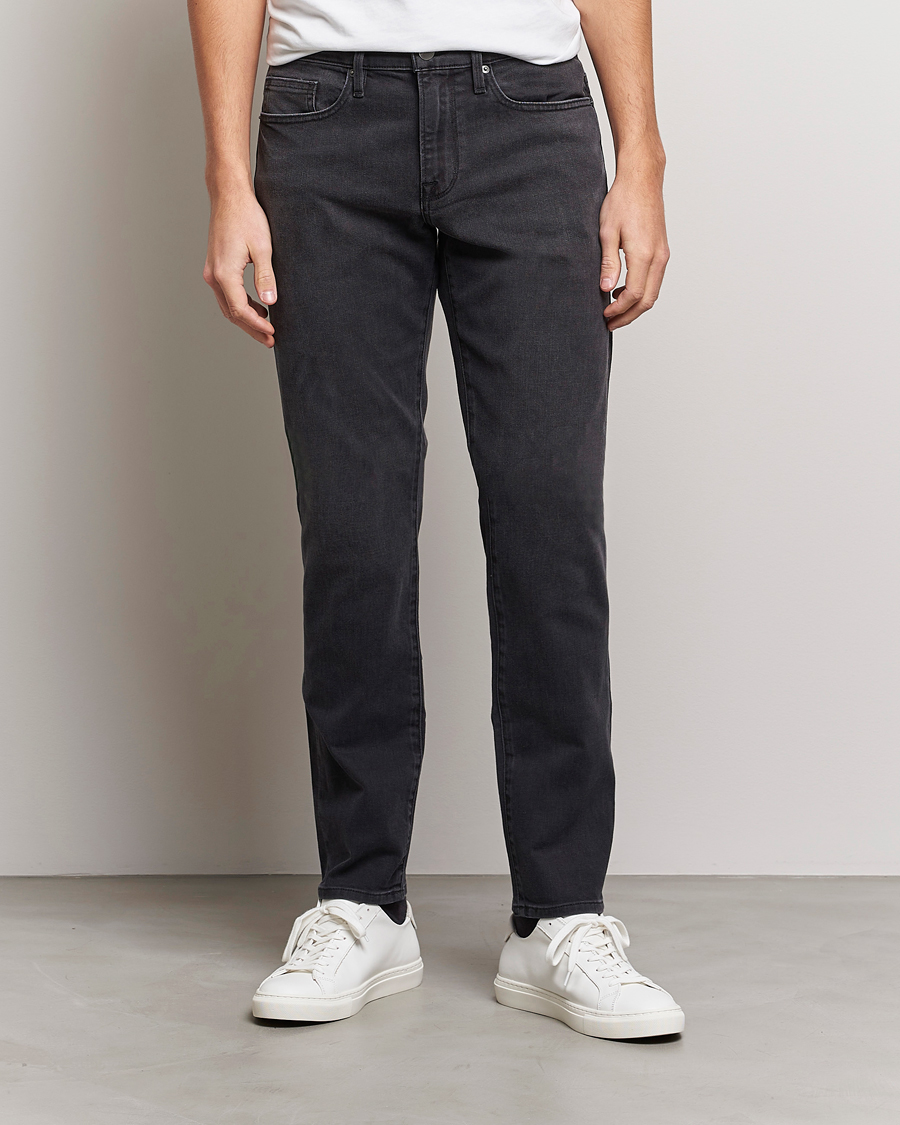 Herr | Grå jeans | FRAME | L´Homme Slim Stretch Jeans Fade To Grey