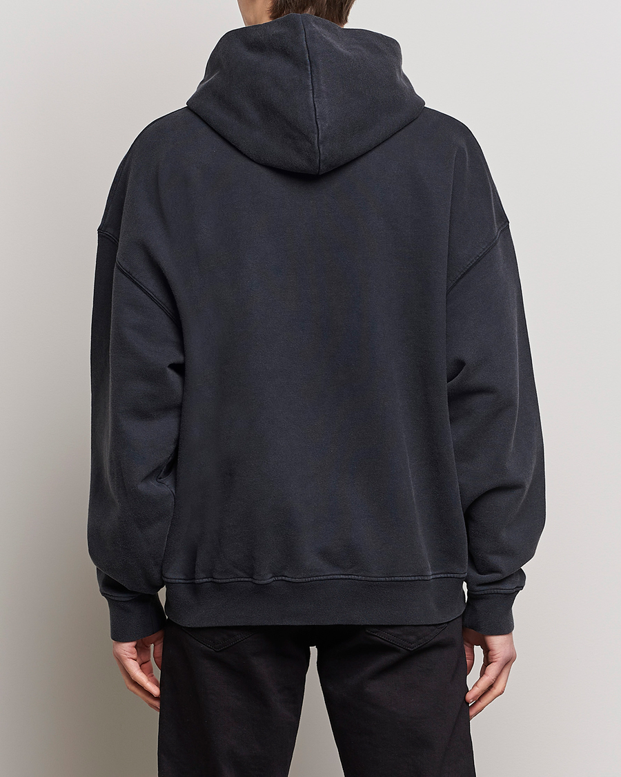Herr | Tröjor | FRAME | Faded Washed Coton Hoodie Black